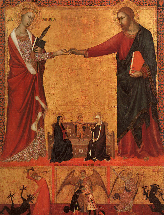 The Mystical Marriage of St.Catherine